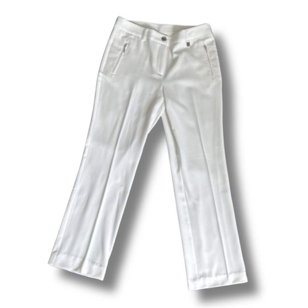Anne Klein Vintage Cream Straight Leg Pants